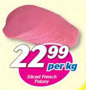 Sliced French Polony-Per Kg