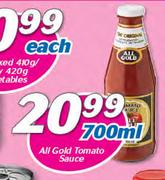 All Gold Tomato Sauce-700ml