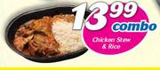 Chicken Stew & Rice-Combo