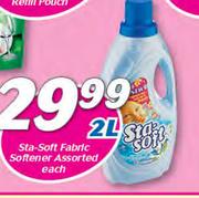 Sta-Soft Fabric Softener Assorted-2Ltr