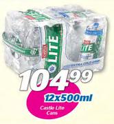 Castle Lite Cans-12x550ml