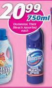 Domestos Thick Bleach Assorted-750ml
