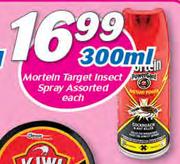 Mortein Target Insect Spray Assorted-300ml
