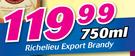 Richelieu Export Brandy-750ml