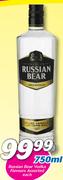 Russian Bear Vodka Flavours Assorted-750ml