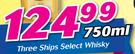 Three Ships Select Whisky-750ml
