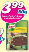 Knorr Packet Soup Assorted-50g