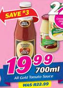 All Gold Tomato Sauce-700ml