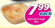Assorted Large Pies-Each