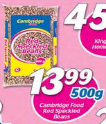 Cambridge Food Red Speckled Beans-500g