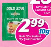 Gold Star Instant Dry Yeast Sachet-10g