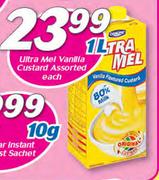 Ultra mel Vanilla Custard Assorted-1Ltr