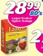 Laager Rooibos Tagless Teabags-80's