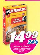 Knorrox Stock Cubes Assorted-24's