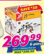 Hart J7 6 Piece Polished Pot Set