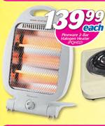 Pineware 2 Bar Halogen Heater