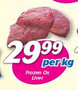 Frozen Ox Liver-Per Kg