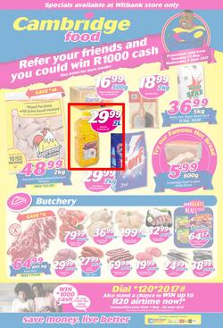 Cambridge Food : Witbank (23 May - 7 June 2017), page 1