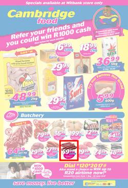 Cambridge Food : Witbank (23 May - 7 June 2017), page 1
