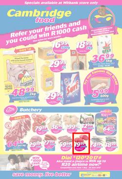 Cambridge Food : Witbank (23 May - 7 June 2017), page 1