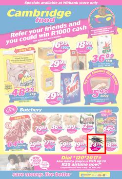 Cambridge Food : Witbank (23 May - 7 June 2017), page 1