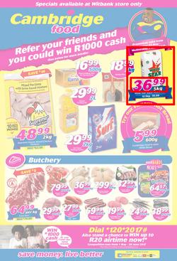 Cambridge Food : Witbank (23 May - 7 June 2017), page 1