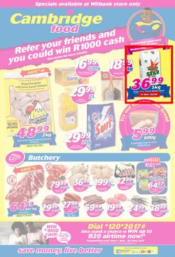 Cambridge Food : Witbank (23 May - 7 June 2017), page 1
