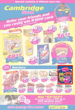 Cambridge Food : Witbank (23 May - 7 June 2017), page 1
