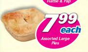 Assorted Large Pies-Each
