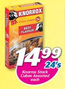 Knorrox Stock Cubes Assorted-24's Each