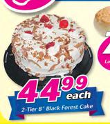 2-Tier 8" Black Forest Cake-Each
