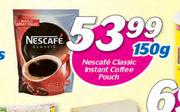 Necafe Classic Instant Coffee Pouch-150gm