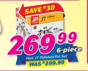 Hart J7 Polished 6 Piece Pot Set