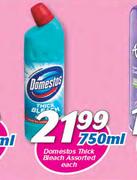Domestos Thick Bleach Assorted-750ml