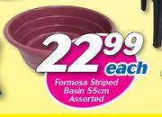 Formosa Striped Basin 55cm Assorted