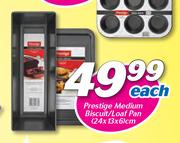 Prestige Medium Biscuit/Loaf Pan-24X13X6cm Each
