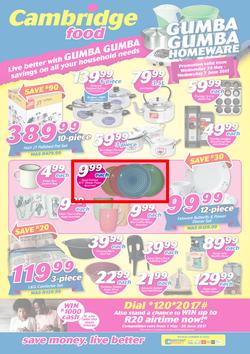 Cambridge Food : Gumba Gumba Homeware (24 May - 7 June 2017), page 1