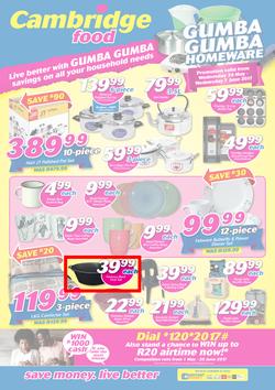 Cambridge Food : Gumba Gumba Homeware (24 May - 7 June 2017), page 1