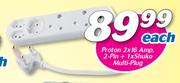 Proton 2X16Amp, 2-Pin + 1XShuko Multi-Plug