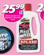 Shield Splash Car Shampoo Assorted-1Ltr