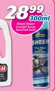 Shield Sheen Cockpit Spray Assorted-300ml