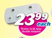 Proton 2X16Amp Double Adapter