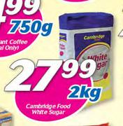 Cambridge Food White Sugar-2Kg