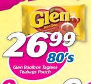 Glen Rooibos Tagless Teabags Pouch 80's