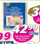 Price First Frozen Mixed Chicken Portions-1.7Kg