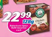 Robertsons Spice Refill Assorted-128g