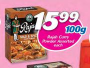 Rajah Curry Powder Assorted-100g