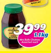 Mrs Balls Chutney Assorted-1.1Kg Each