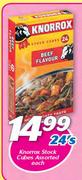 Knorrox Stock Cubes Assorted 24's