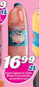 Island Squeeze Dairy Blend Concentrate Assorted-2Ltr